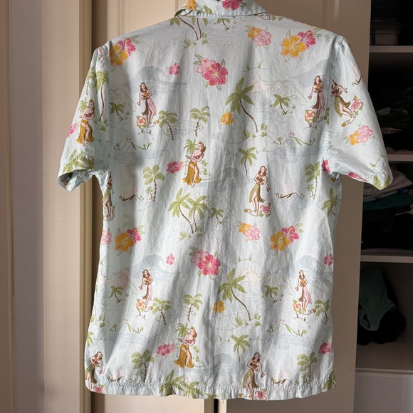 Empyre Shirt Mens‎ Size S 100% Cotton Short Sleeve Hawaiian Hula Button Down - Picture 2 of 6